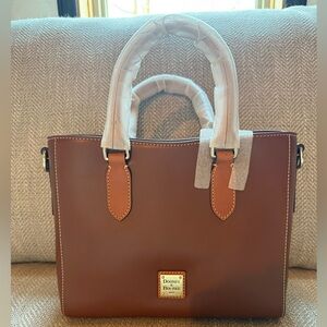 Dooney & Bourke Tan Leather Satchel